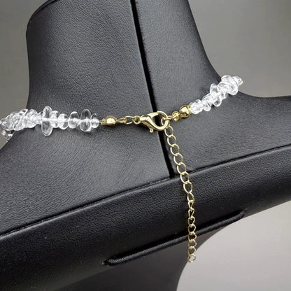 18 in Crystal beaded necklace