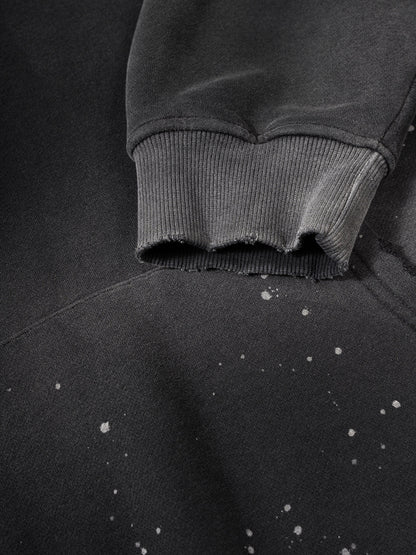 "culture changes, Christ doesnt" frayed hoodie